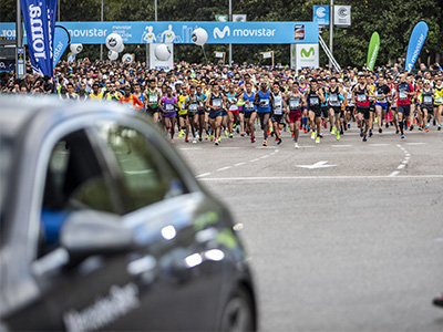 coche oficial media maraton madrid