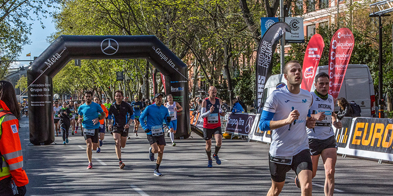 arco meta media maraton madrid