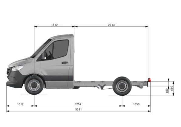 sprinter chasis compacta medidas