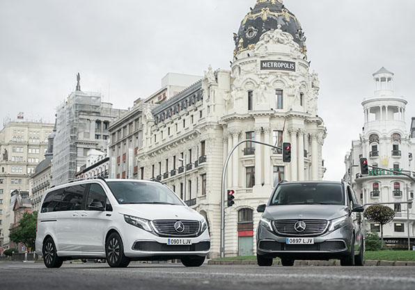 EQV furgoneta 8 px eléctrica Mercedes Benz sin emisiones