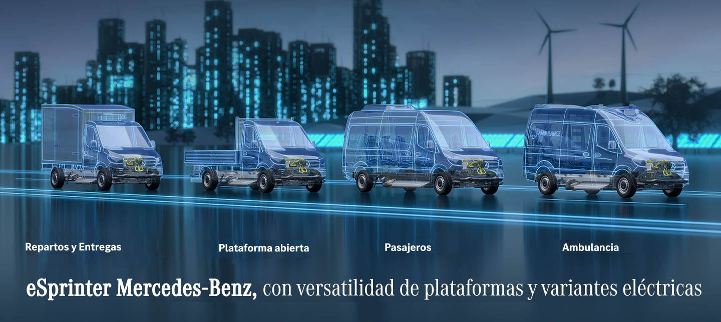 eSprinter variantes plataformas